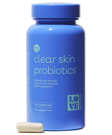 Love Wellness Clear Skin Probiotics, $24.99