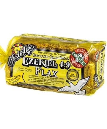 Food for Life Ezekiel 4:9 Flax Sprouted Whole Grain Bread, $51.68 for 24 Ounce — 6 per case