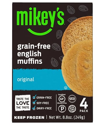 Mikey's Grain-Free English Muffins, $9.50