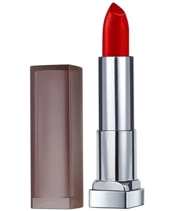 Maybelline New York Color Sensational Creamy Matte Lipstick in Siren in Scarlet, $5.26
