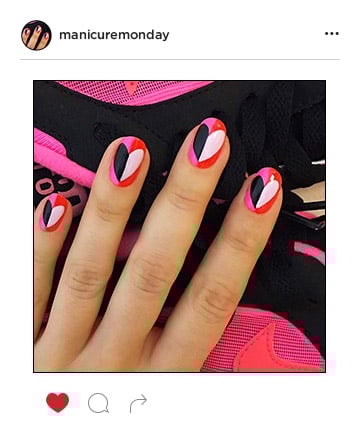 Mani of the Week: Modern Art Hearts 