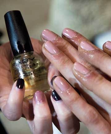 Your nail beds are oily