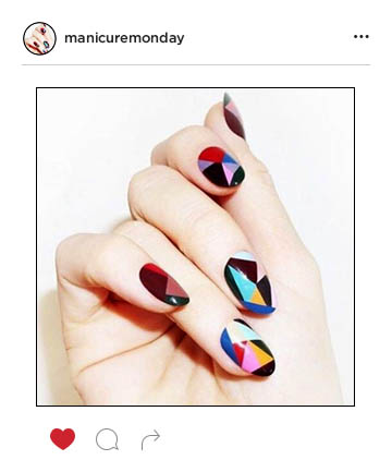 Mani of the Week: Colorful Nails Worthy of MoMA 