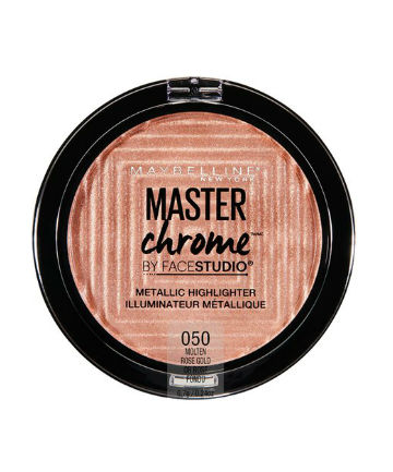 Maybelline FaceStudio Master Chrome Metallic Highlighter in Molten Rose Gold, $9.99