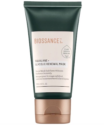 Biossance Squalane + Glycolic Renewal Mask, $48