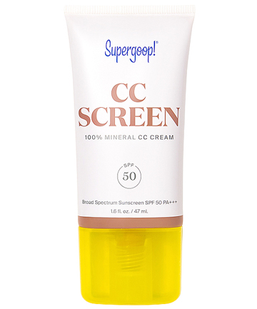 Supergoop CC Screen 100% Mineral CC Cream SPF 50, $39