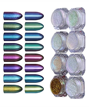 Born Pretty 8 Box Shinning Mirror Glitter Powder, $10.99