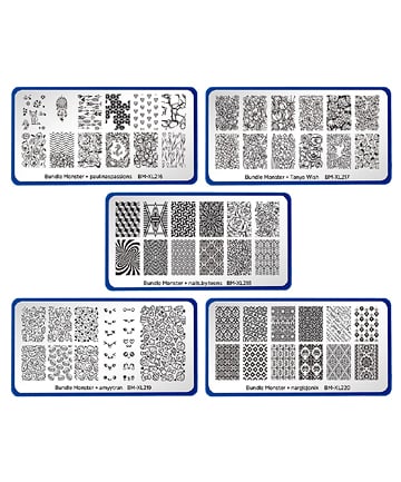 Maniology Artist Collaboration Set 4 Nail Stamping Plates, $28