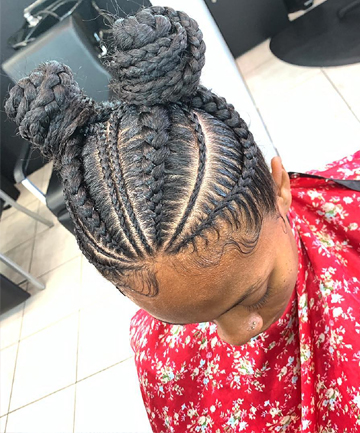 Braided buns, 5 Expert-Approved Protective Styles That Look AMAZING - (Page  6)