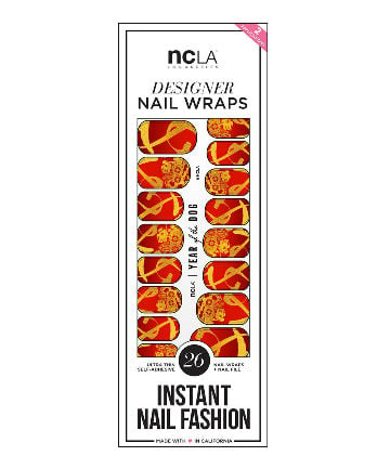 NCLA The Year of the Dog Nail Wraps, $16