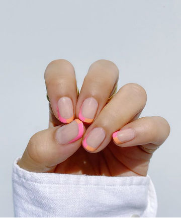 Mani of the Week: Neon Pastel French Tips
