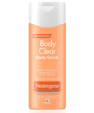 Neutrogena Body Clear Oil-Free Body Scrub With Salicylic Acid, $5.58