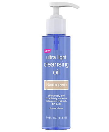 Neutrogena Ultra Light Cleansing Oil, $8.99