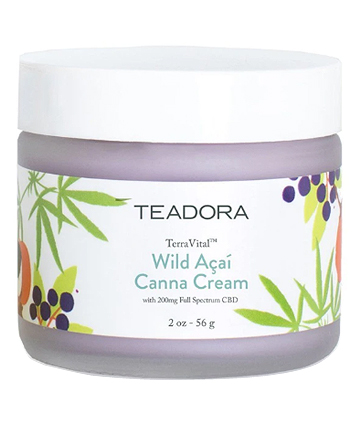 Teadora Wild Acai Canna Cream With 200 mg Full Spectrum CBD, $66