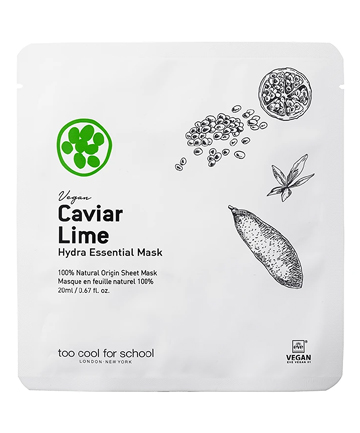 Too Cool for School Caviar Lime Hydra Essential Mask, $4