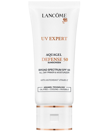Lancome UV Expert Sunscreen Aquagel Defense SPF 50 Priming Moisturizer, $39
