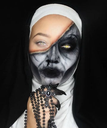 Half-Face Nun