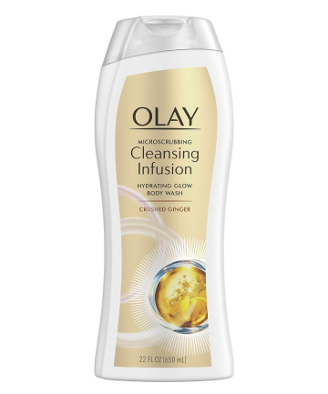 Olay Microscrubbing Cleansing Infusion Crushed Ginger Body Wash, $5.49