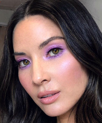 Olivia Munn's purple eyeshadow look: Colorful eyeshadow looks