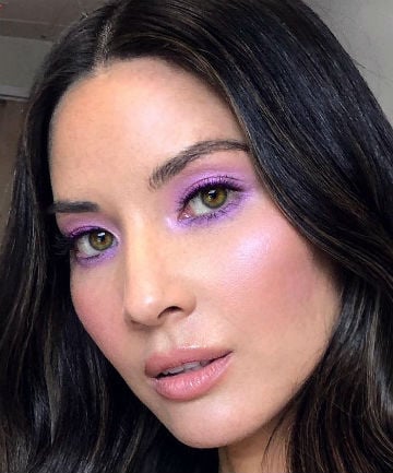 Olivia Munn's purple eyeshadow look: Colorful eyeshadow looks