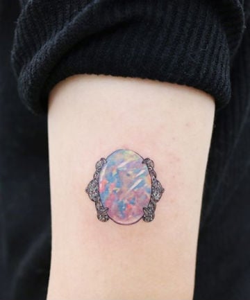 The 21 Prettiest Gemstone Tattoo Ideas Ever