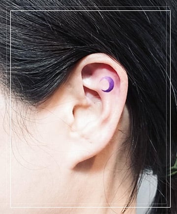 Vine Ear Tattoos Are Going Viral on Instagram – Ear Tattoo Idea