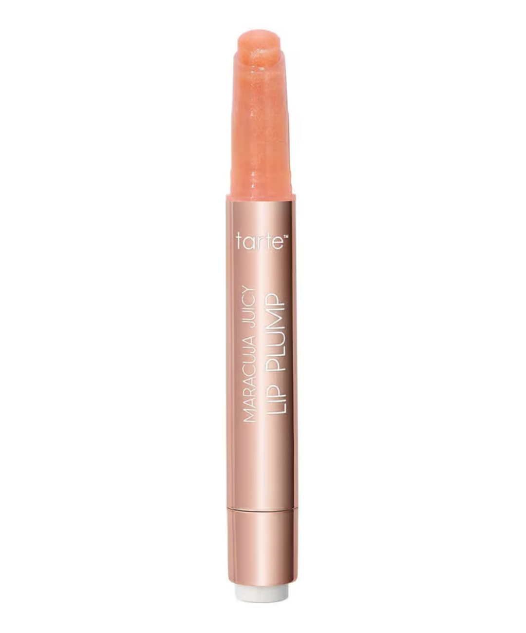 Tarte Maracuja Juicy Shimmer Glass Lip Plump in Peach, $24