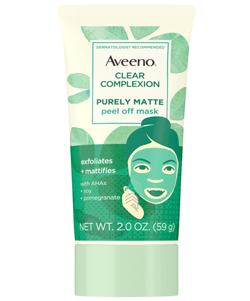 Aveeno Clear Complexion Purely Matte Peel Off Mask, $10.54