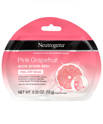 Neutrogena Pink Grapefruit Acne Prone Skin Peel Off Mask, $2.99