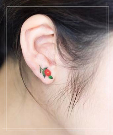 20+ Creative Ear Tattoos That Are Cooler Than Earrings | Inner ear tattoo,  Stylist tattoos, Petite tattoos