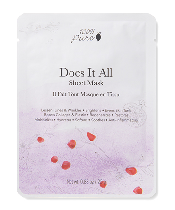 100% Pure Does It All Sheet Mask, $6