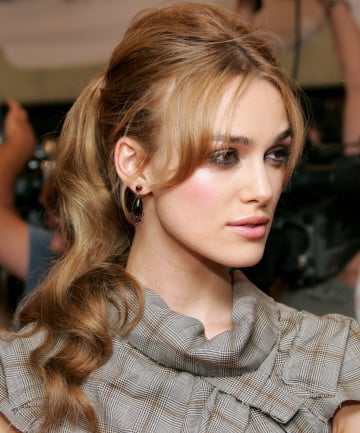 Image of Slicked Back High Ponytail hairstyle for oval face