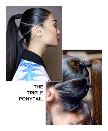 The Triple Ponytail