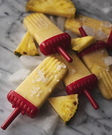 Bourbon and Pineapple Popsicles