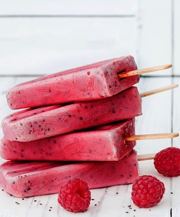Raspberry Cherry-Lemonade Bone Broth Popsicles