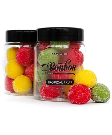 Bonbon Tropical Fruit Body Scrub, $24
