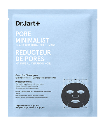 Dr. Jart+ Pore Minimalist Black Charcoal Sheet Mask, $7.50