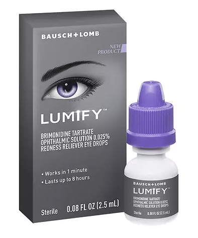 Bausch + Lomb Lumify Redness Reliever Eye Drops, $11.99