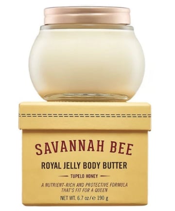 Savannah Bee Company Royal Jelly Body Butter Tupelo Honey, $26.90