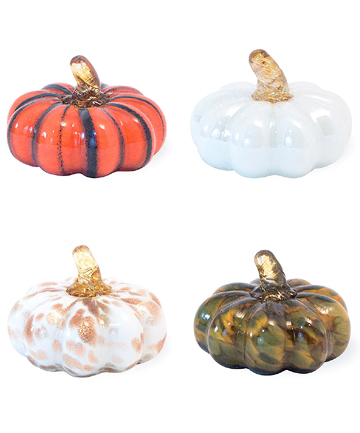 Assorted Glass Pumpkin Decorations, $62.29