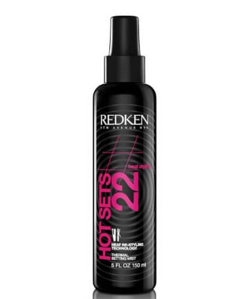 Best Heat Protectant No. 11: Redken Hot Sets 22 Thermal Setting Mist, $18