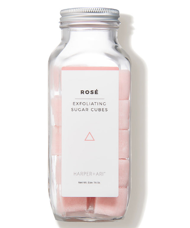 Harper & Ari Rosé Exfoliating Sugar Cubes, $24