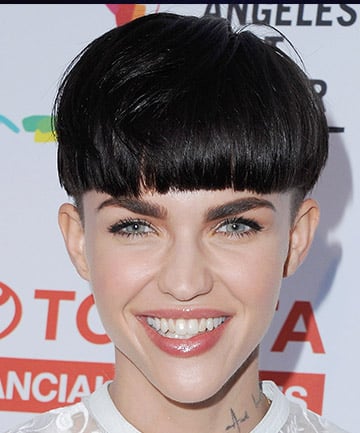 ruby rose's purple hair in 2013 you'll barely recognize