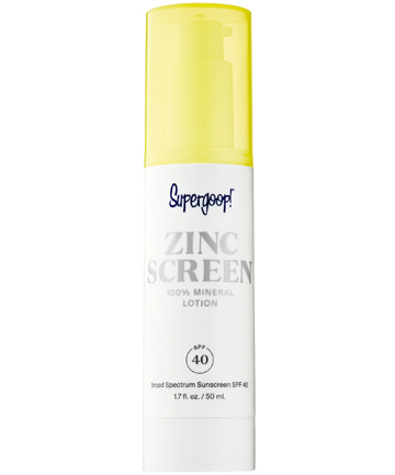 Supergoop Zincscreen 100% Mineral Lotion, $42