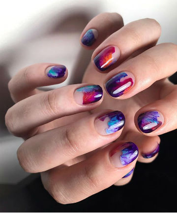 Mani of the Week: Saturated Watercolors