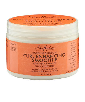Best Curly Hair Product No. 7: Shea Moisture Coconut & Hibiscus Curl Enhancing Smoothie, $11.99