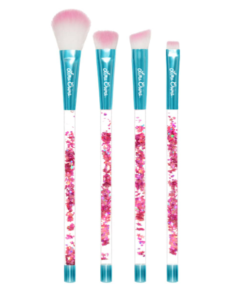 Lime Crime 10th Birthday 4-Piece Brush Set, $38