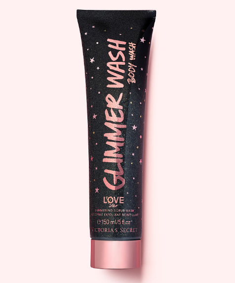 Victoria's Secret Love Star Glimmer Wash Shimmering Scrub, $18