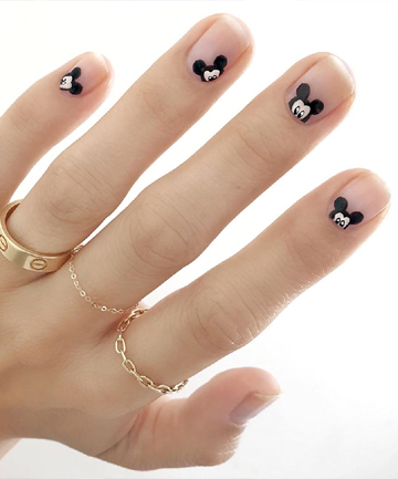 Buy Mickey Mouse Nail Decals Happy Mickey Nail Tattoos / Nail Decals / Nail  Art / Disney Nail Decals Online in India - Etsy