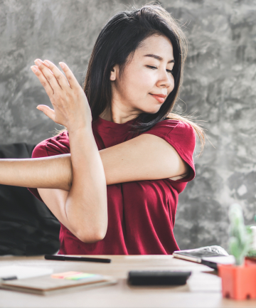 Cross-body arm stretch